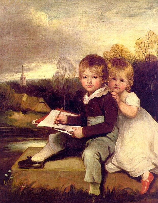 John Hoppner The Bowden Children Norge oil painting art